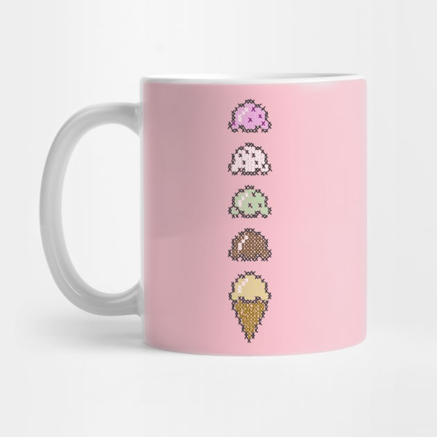 Delicious dessert Pixel icecream by Orloff-Tees